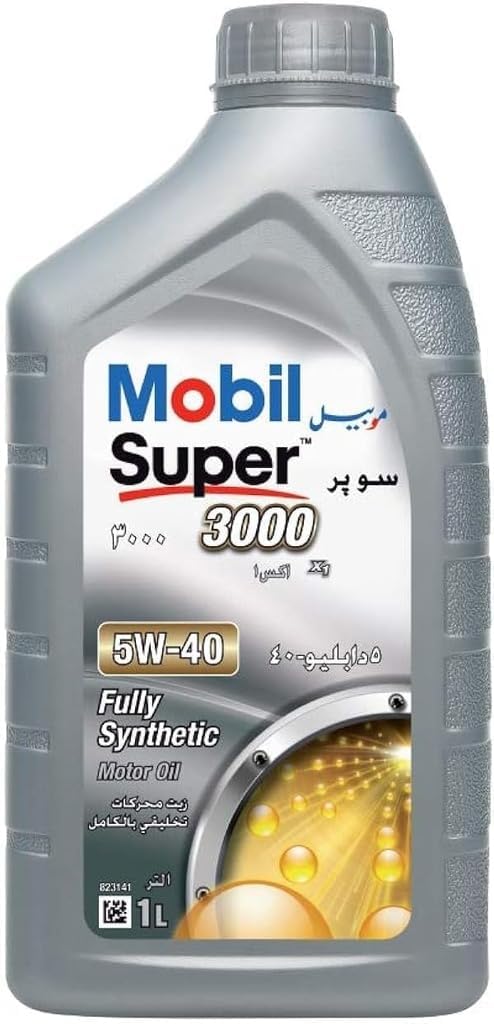 زيت سوبر موبيل 3000 5W-40 محرك تخليقي بالكامل - 1 لتر