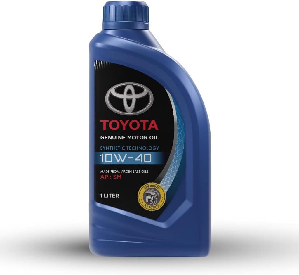 زيت تويوتا 10w40 الأزرق Genuine Motor Oil عبوة 1لتر