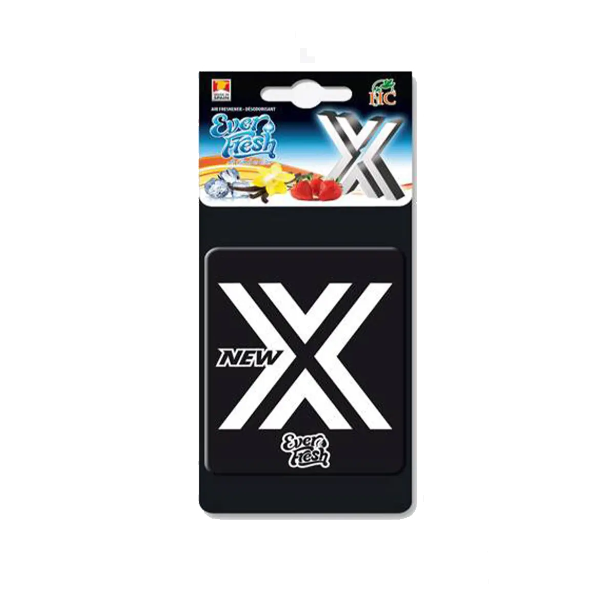 X معطر للسيارة يعلق على المراه