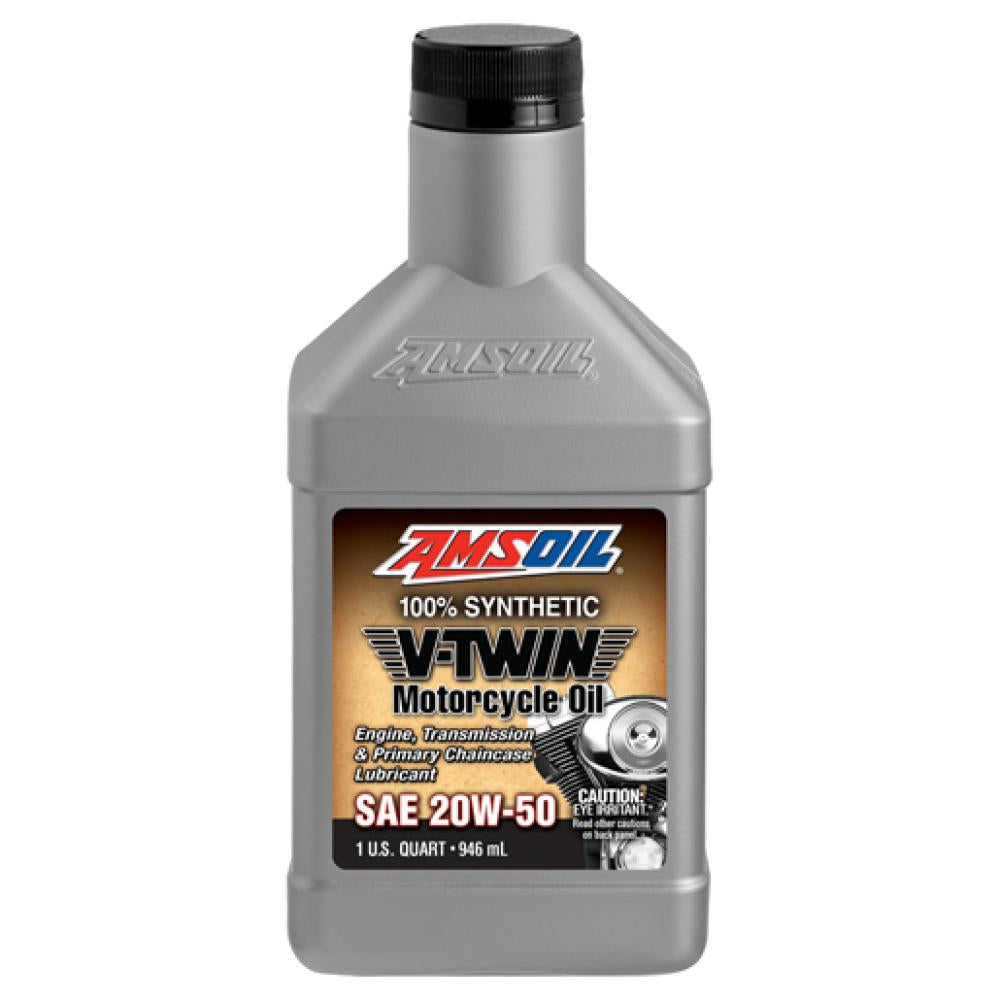 زيت أمزويل 20W-50 Synthetic V-Twin Motorcycle Oil
