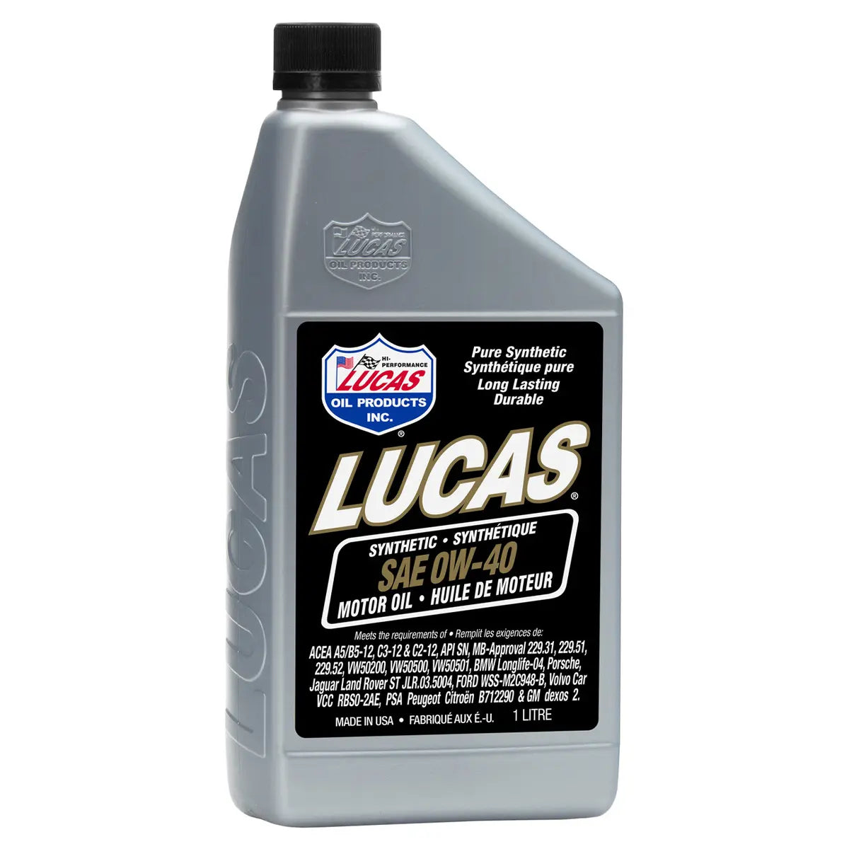 زيت المحرك التخليقي لوكاس 0W-40